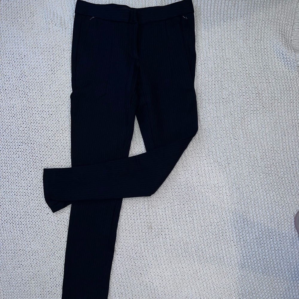 ☘️ Navy Pinstripe Dress Pants